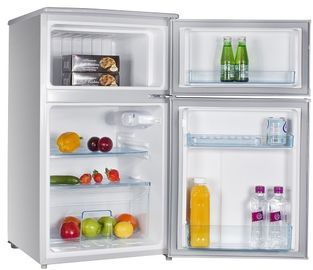 Porcellana Congelatore compatto della cima del frigorifero di 2 porte/frigorifero di piccola dimensione della doppia porta fornitore