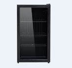 Porcellana Il nero integrato beve il refrigeratore 90 litri, frigorifero anteriore di vetro della bevanda società