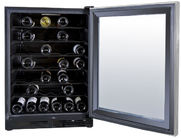 Porcellana Dispositivo di raffreddamento di vino elettrico del nero di vetro della porta le bottiglie Stroage da 150 litri 52 società